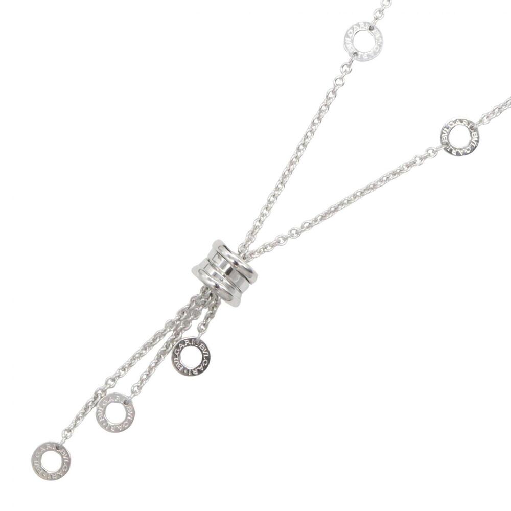 Bvlgari Bulgari B-zero1 Element Necklace, 18K White Gold (WG), Women's, Silve...